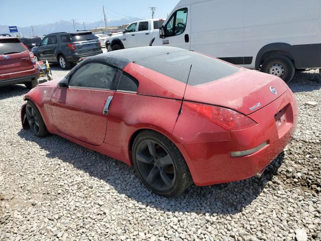 NISSAN 350Z COUPE 2006 red  gas JN1AZ34D86M305842 photo #3