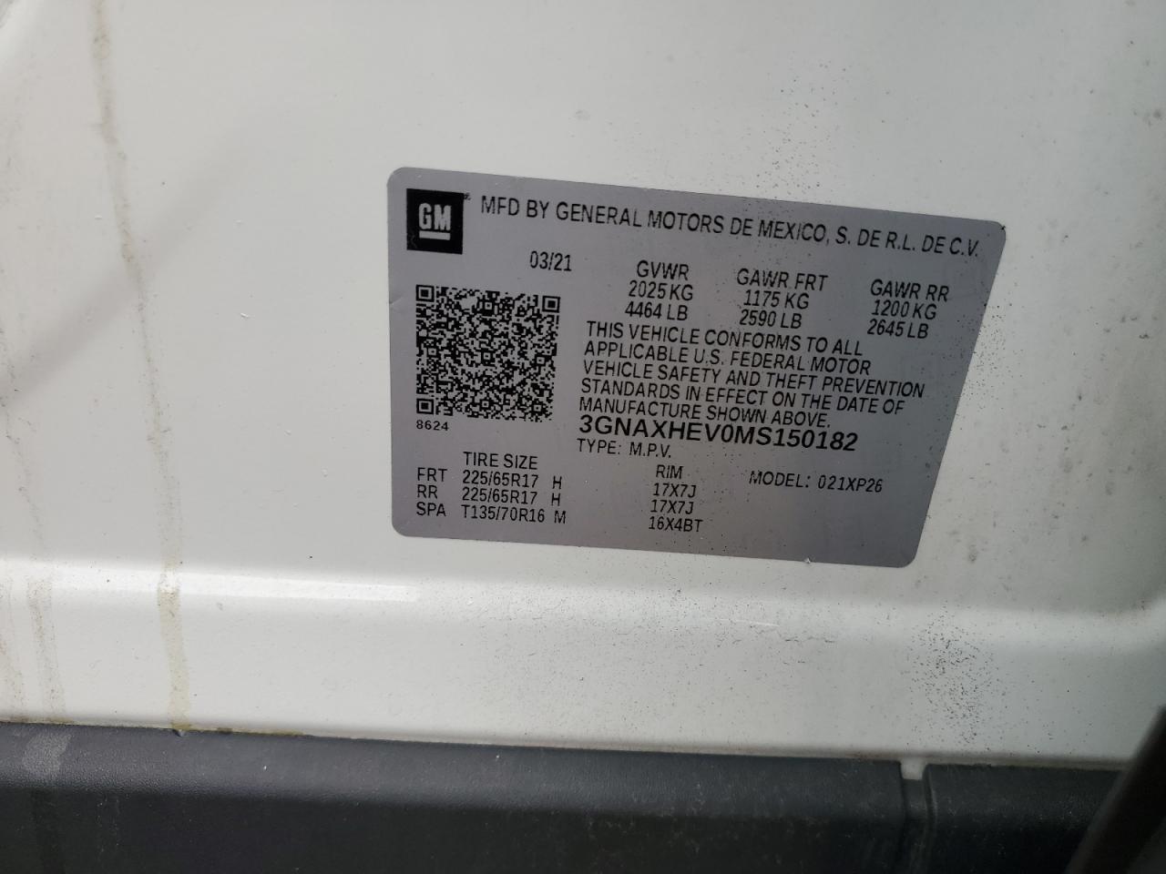 CHEVROLET EQUINOX LS