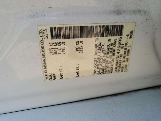 2016 NISSAN MAXIMA 3.5 - 1N4AA6AP7GC426606