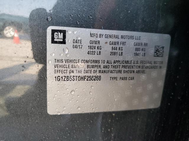 2017 CHEVROLET MALIBU LS 1G1ZB5ST0HF256260