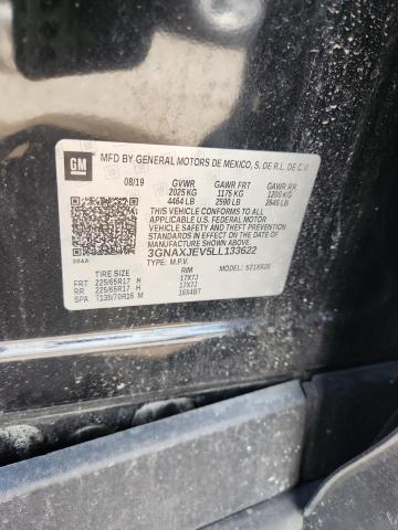 2020 CHEVROLET EQUINOX LT 3GNAXJEV5LL133622