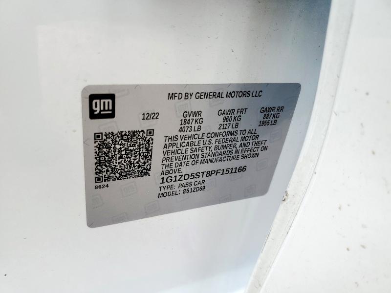 2023 CHEVROLET MALIBU LT - 1G1ZD5ST8PF151166