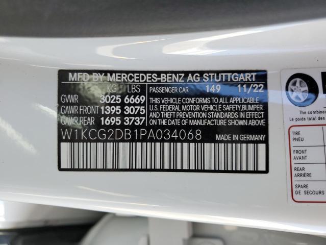 2023 MERCEDES-BENZ EQS SEDAN - W1KCG2DB1PA034068