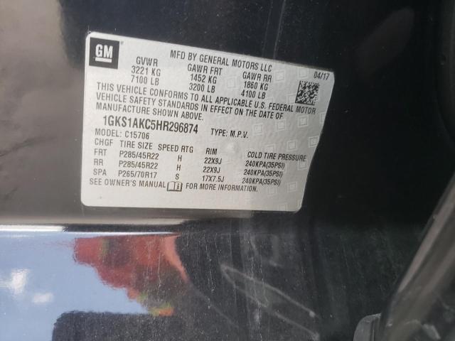 2017 GMC YUKON SLE 1GKS1AKC5HR296874