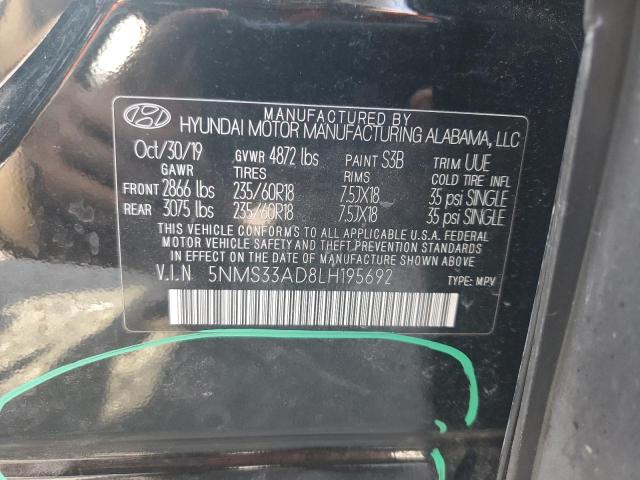 2020 HYUNDAI SANTA FE S - 5NMS33AD8LH195692
