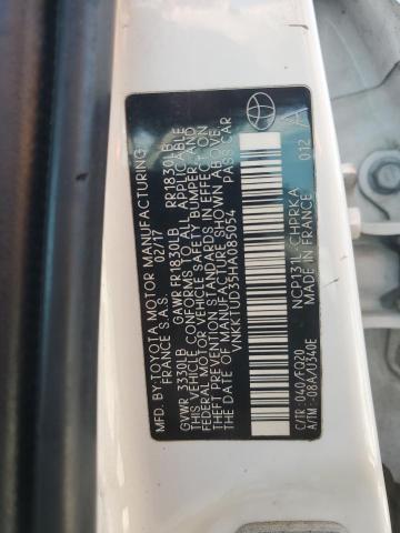 2017 TOYOTA *UNKNOWN* VNKKTUD35HA085054