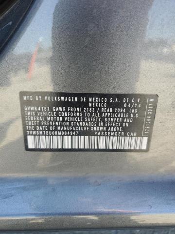 2024 VOLKSWAGEN JETTA SPOR 3VWBM7BU0RM084947