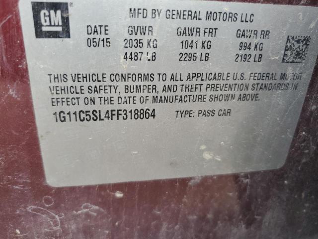 2015 CHEVROLET MALIBU 1LT - 1G11C5SL4FF318864