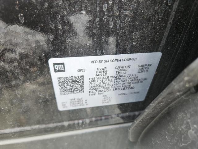 2023 CHEVROLET TRAILBLAZE KL79MUSL1PB187240