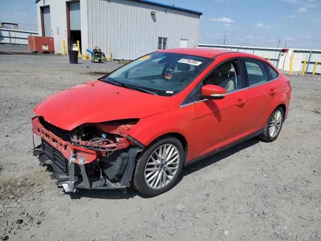 FORD FOCUS SEL 2012 red  gas 1FAHP3H2XCL117275 photo #1