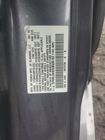2016 HONDA ODYSSEY TO 5FNRL5H92GB006182