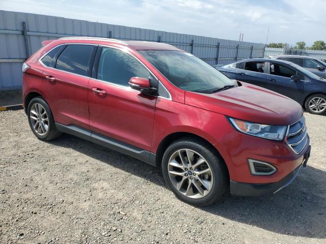 Vin: 2fmtk3k80fbc38848, lot: 60517995, ford edge titanium 20154