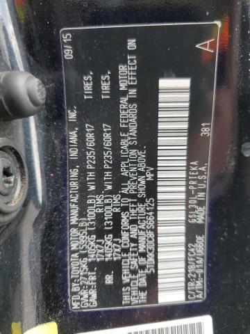 2015 TOYOTA SIENNA LE 5TDKK3DC8FS664125