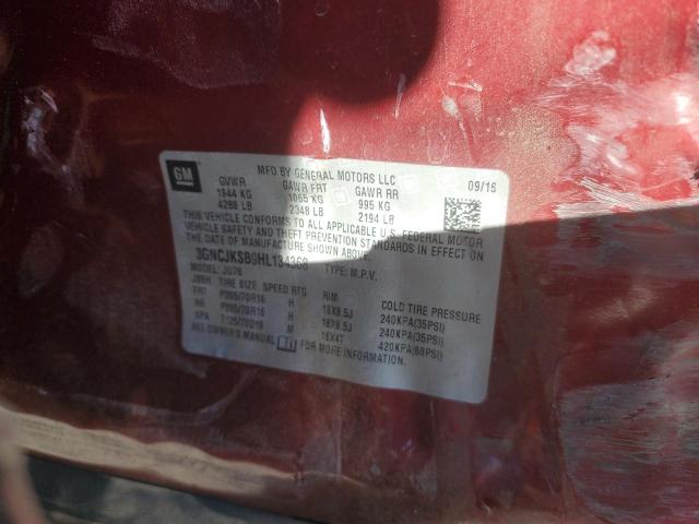 2017 CHEVROLET TRAX LS 3GNCJKSB9HL134368