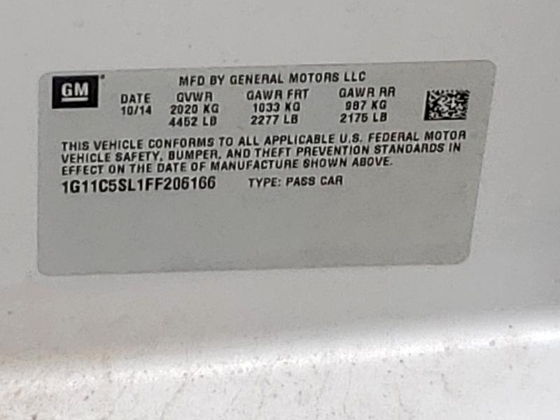 2015 CHEVROLET MALIBU 1LT - 1G11C5SL1FF206166