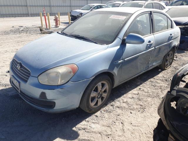 HYUNDAI ACCENT GLS 2006 blue sedan 4d gas KMHCN46C46U007974 photo #1