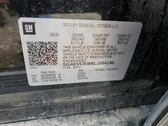 2020 BUICK ENCLAVE AV - 5GAEVCKW6LJ264186