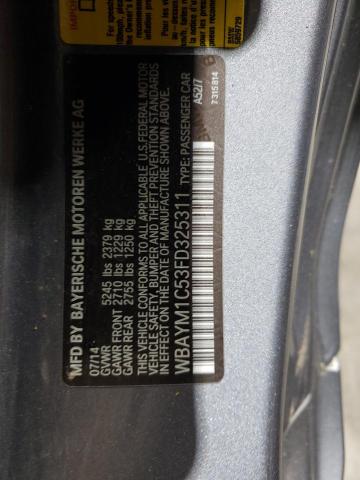 2015 BMW 650 XI - WBAYM1C53FD325311