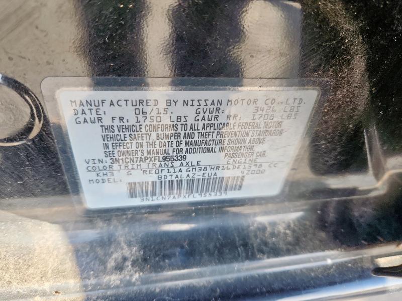 2015 NISSAN VERSA S - 3N1CN7APXFL955339