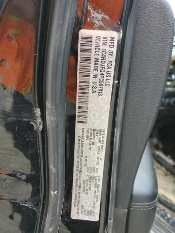 2023 DODGE DURANGO PU 1C4RDJFG4PC567813