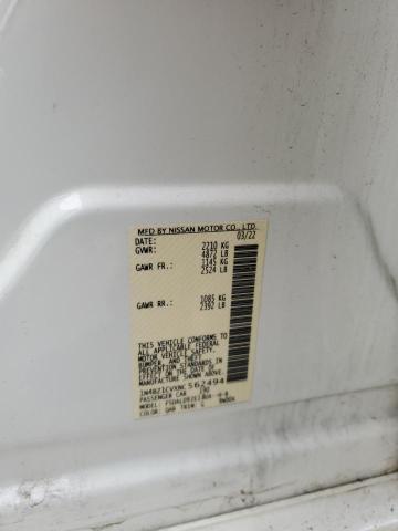 2022 NISSAN LEAF SV PL 1N4BZ1CVXNC562494