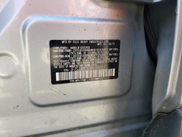 2016 SUBARU FORESTER 2 JF2SJAHCXGH439701