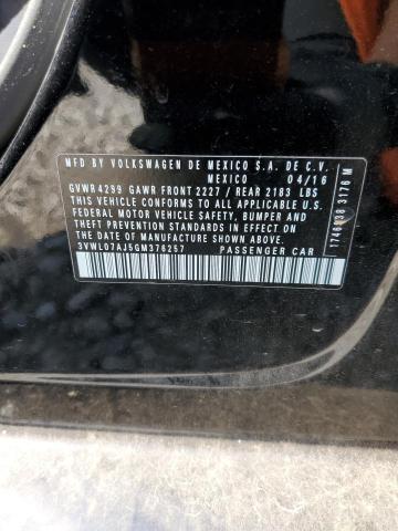 2016 VOLKSWAGEN JETTA SEL 3VWL07AJ5GM376257