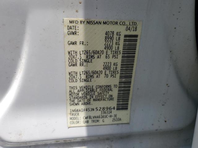 2018 NISSAN TITAN XD S 1N6BA1F45JN528964