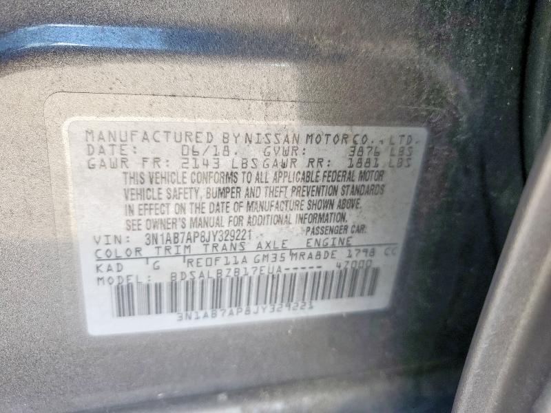 2018 NISS SENTRA S - 3N1AB7AP8JY329221