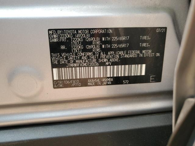 2021 TOYOTA RAV4 XLE - JTMRWRFV0MD120036