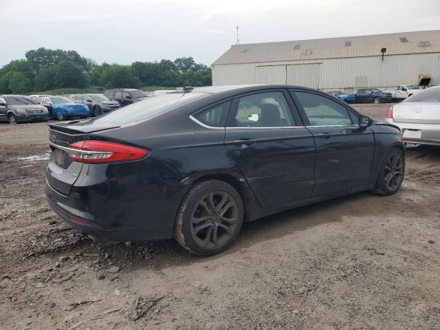 FORD FUSION SE 2018 black  gas 3FA6P0H73JR189824 photo #4