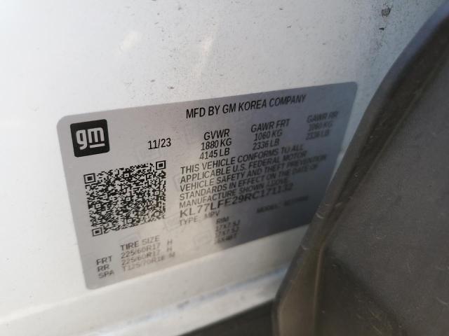 2024 CHEVROLET TRAX LS KL77LFE29RC171132