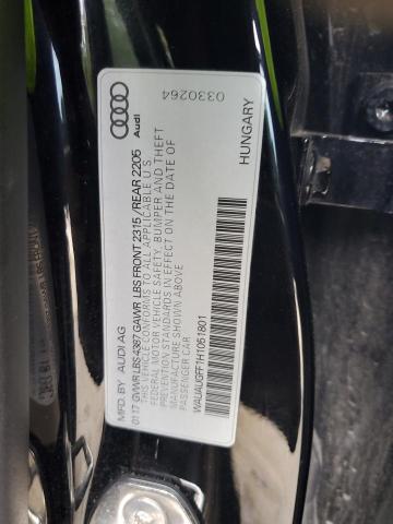 2017 AUDI A3 PREMIUM - WAUAUGFF1H1051801