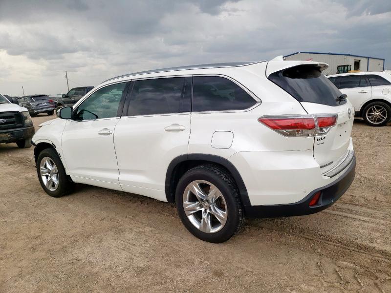 Vin: 5tdykrfh7fs082913, lot: 58850275, toyota highlander limited 20152