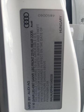 2017 AUDI A3 PREMIUM WAUAUGFF6H1045038
