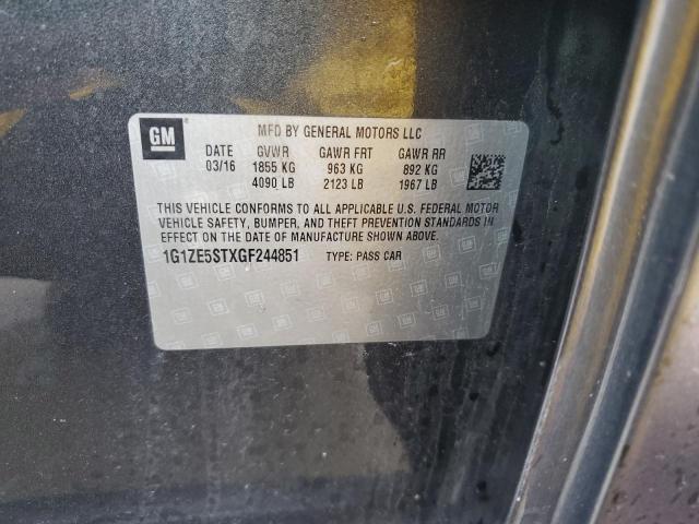 2016 CHEVROLET MALIBU LT - 1G1ZE5STXGF244851