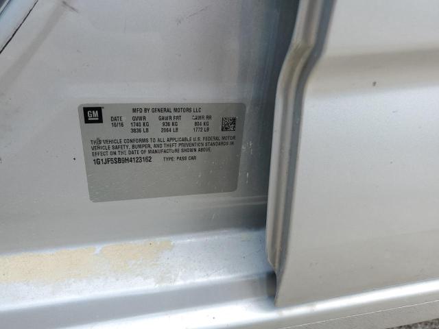 2017 CHEVROLET SONIC PREM 1G1JF5SB9H4123162