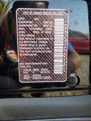 2021 NISSAN ARMADA PLA - JN8AY2DA9M9374348