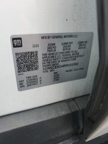 2024 CHEVROLET SUBURBAN 1GNSCEKD4RR101992