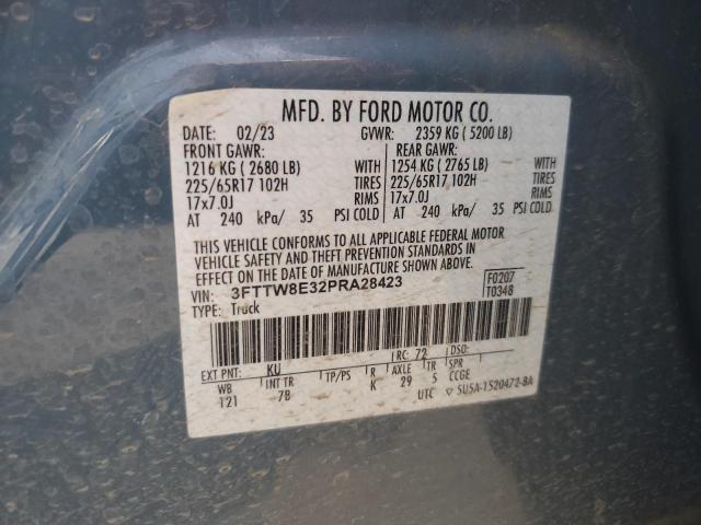 2023 FORD MAVERICK X 3FTTW8E32PRA28423