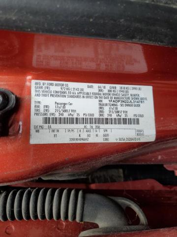 2018 FORD FOCUS TITA 1FADP3N22JL314781