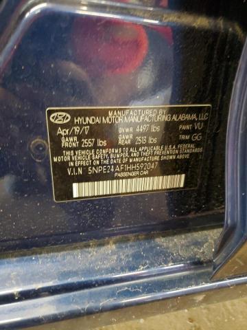 2017 HYUNDAI SONATA SE - 5NPE24AF1HH592047