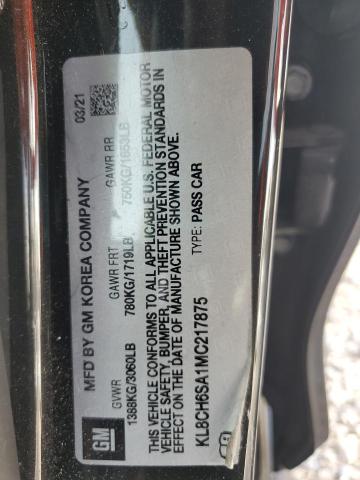 2021 CHEVROLET SPARK ACTI #3177241609