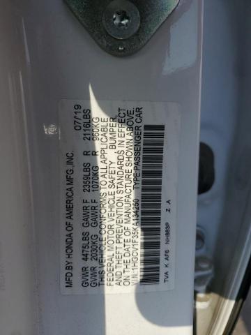 2019 HONDA ACCORD SPO - 1HGCV1F35KA134250