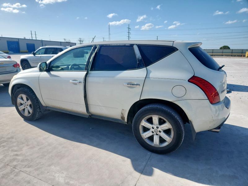 NISSAN MURANO SL 2006 white 4dr spor gas JN8AZ08W96W514409 photo #3