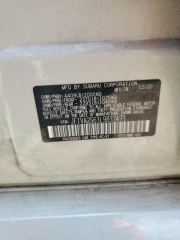 2020 SUBARU WRX STI JF1VA2S63L9832471
