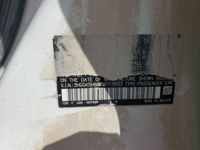 2015 HONDA FIT EX 3HGGK5H88FM717933