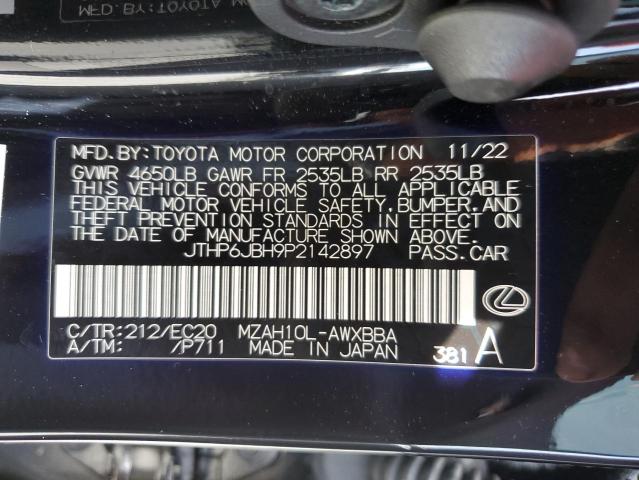 2023 LEXUS UX 250H PR - JTHP6JBH9P2142897