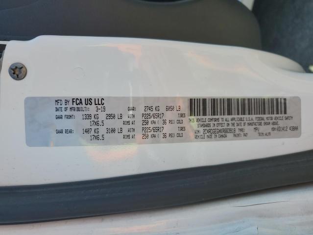 2019 DODGE GRAND CARA - 2C4RDGEGXKR663918