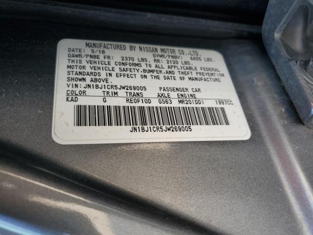 2018 NISSAN ROGUE SPOR - JN1BJ1CR5JW269005